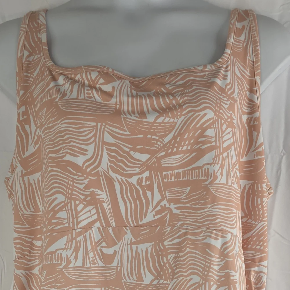 Columbia Sportswear Women's PFG Fishing Dress Size 3X Peach White AE-0972 - Picture 3 of 10